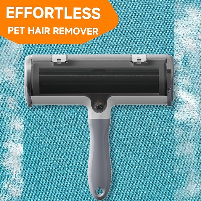 Pet Hair Remover & Pet Grooming Gloves Set - Image 2