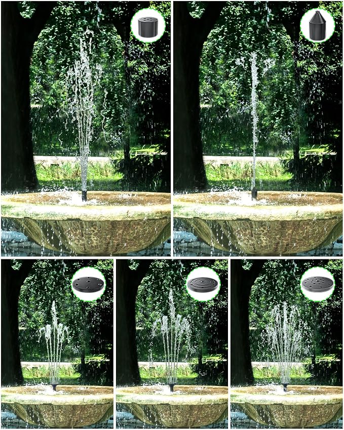 Biling Solar Water Pump for Bird Bath, 6.5W Solar Panel Kit Outdoor Solar - Image 4