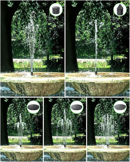 Biling Solar Water Pump for Bird Bath, 6.5W Solar Panel Kit Outdoor Solar - Image 4