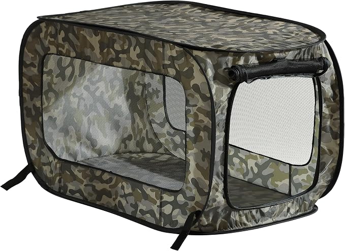 Beatrice Home Fashions Portable, Collapsible, Pop Up Kennel Travel Cat and Dog by BeatriceHomeFashions