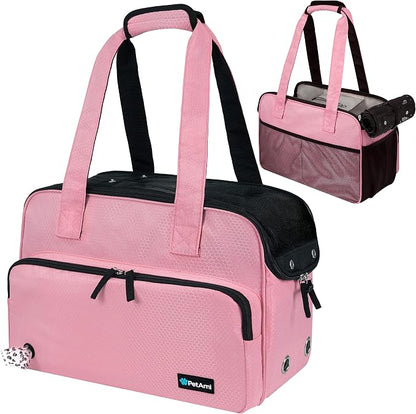 PetAmi Small Dog Purse Carrier, Soft-Sided Pet Carrier Bag by PetAmi