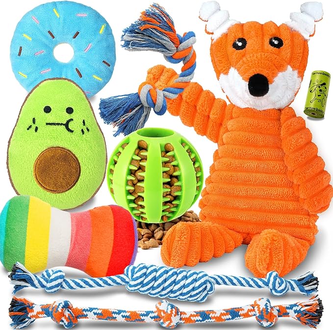 Zeaxuie 9 Pack Luxury Puppy Toys by Zeaxuie