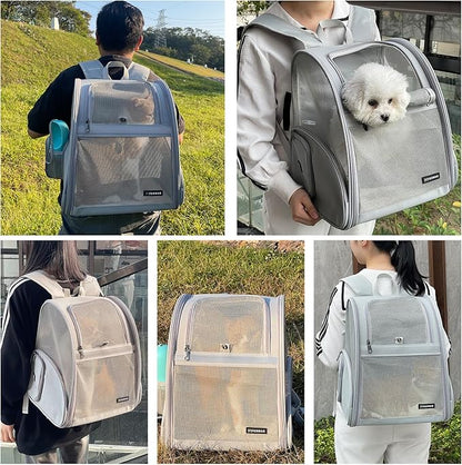 Cat Backpack Carrier for Small Dogs and Medium cat Puppy Kitten Bunny Pet - Image 3