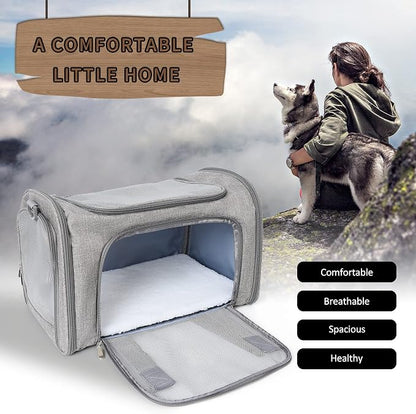 Mile High Life | Outdoor Travel Pet Carrier | Kitty Puppy Cat Carriers | - Image 6