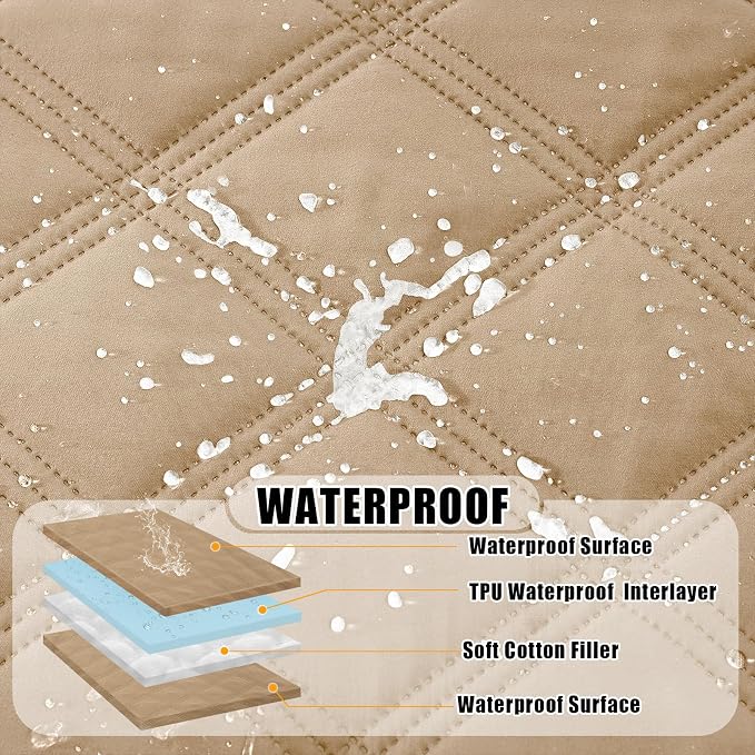 Smiry Waterproof Dog Bed Cover Blanket 30x53, Soft Reversible Pet Blanket - Image 2