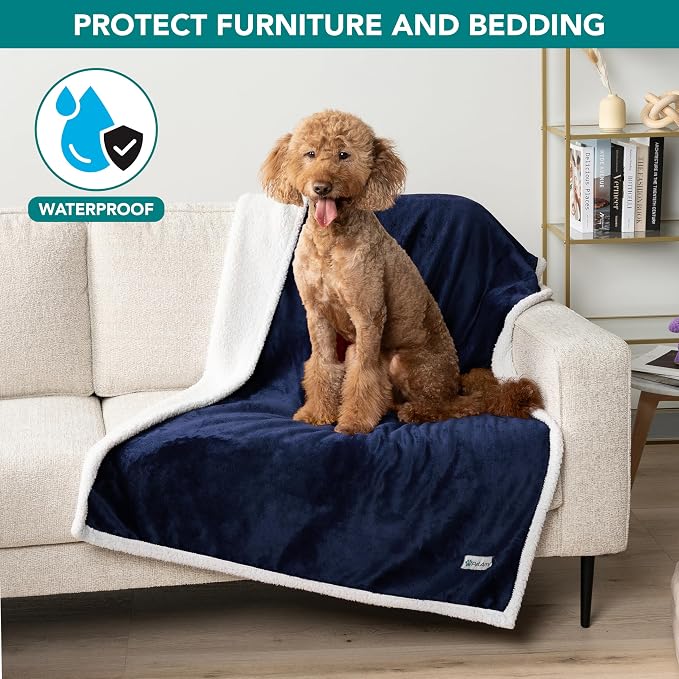 PetAmi Waterproof Dog Blanket for Medium Large Dog Puppy Cat Throw for Couch - Image 2