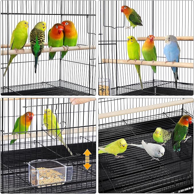Yaheetech 47-inch Rolling Breeding Flight Bird Cages - Image 6