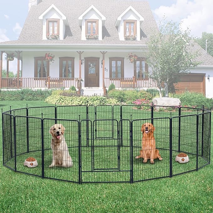 Dog Playpen, Portable Outdoor Dog Fence, Dog Playpen - Image 6