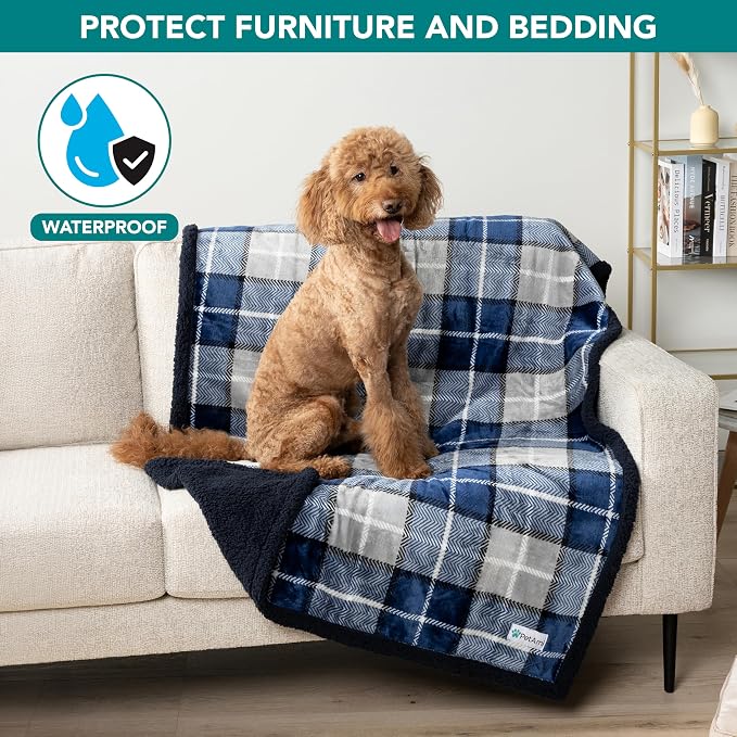 PetAmi Waterproof Dog Blanket for Medium Large Dog Puppy Cat Throw for Couch - Image 2