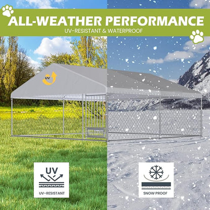13FT x 13FT Outdoor Dog Kennel - Image 7
