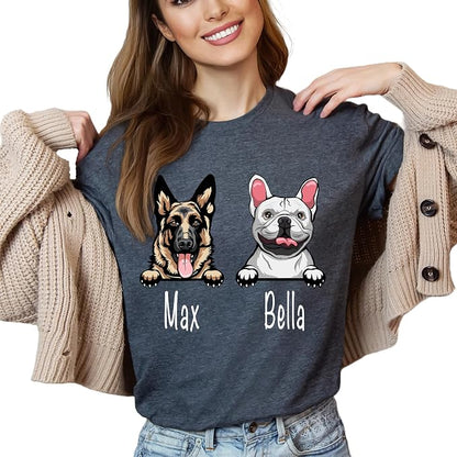 Custom Dog Mom Shirt for Women Pet Ears Sweatshirt - Image 4