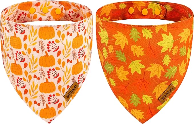 Fall Dog Bandanas by THLOHDogBandanas