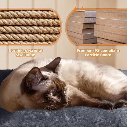 Yaheetech | 68.5in Cat Tree | for Large Cats | Multi-Level Cat Tower - Image 8