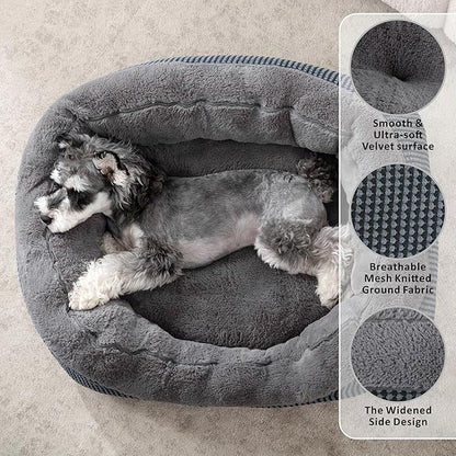 INVENHO Dog Beds for Small Medium Dogs Washable, Calming Orthopedic Warming - Image 2