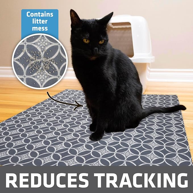 Drymate Cat Litter Box Mat, Litter Trapping Mat, Waterproof, Urine-Proof - Image 2