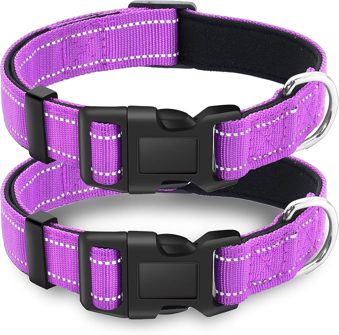 2 Pack Reflective Dog Collar by LIEVUIKEN