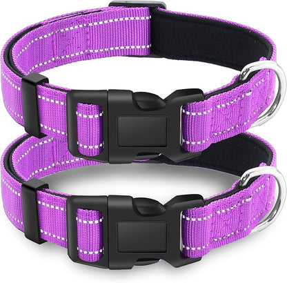 2 Pack Reflective Dog Collar by LIEVUIKEN