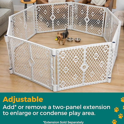 MYPET 6-Panel Paws Petyard, Durable & UV-Resistant Puppy Playpen, - Image 11