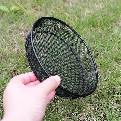 Plastic Round Bird Feeder Bowl and Metal Round Bird Feeder Tray, Wild Birds - Image 4