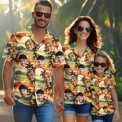 Custom Hawaiian Shirt with Face Photo Picture - Image 8