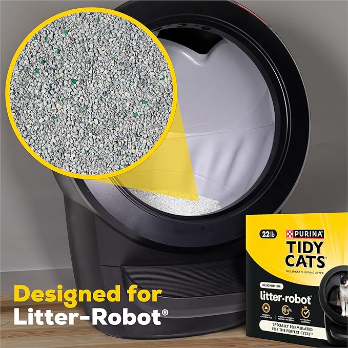 Purina Tidy Cats Cat Litter for Litter-Robot Clumping Cat Litter Odor Control - Image 4