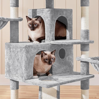 Yaheetech 76.5in Multi-Level Large Cat Tree, Big Cat Tower - Image 5