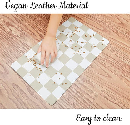 Ralxion Checkered Dog Feeding Mat, Absorbent Mats - Image 5