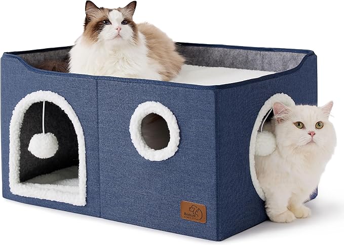 Bedsure Large Cat Beds for Indoor Cats by BEDSURE