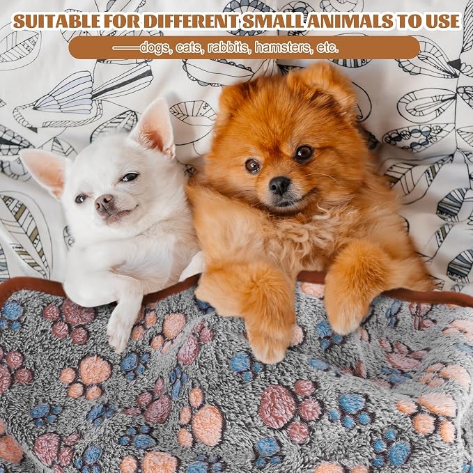 MCEAST 30 Pieces Fluffy Dog Cat Blanket - Image 6