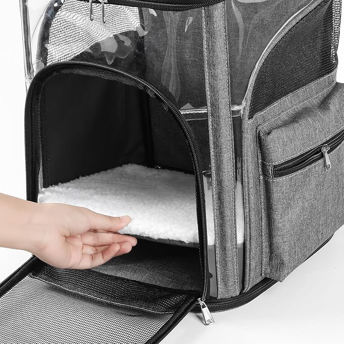 Cat Carrier Backpack for Small Medium Cats Dogs Backpack Puppies up to 26 Lbs - Image 6