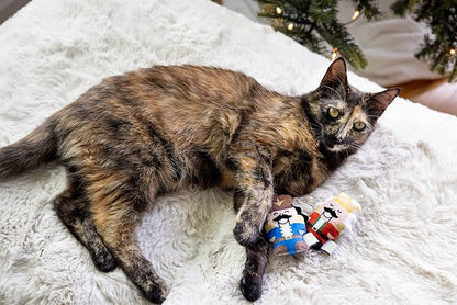 Pearhead Holiday Nutcrackers Cat Toy Set, Christmas Pet Owner Gift, Interactive - Image 2