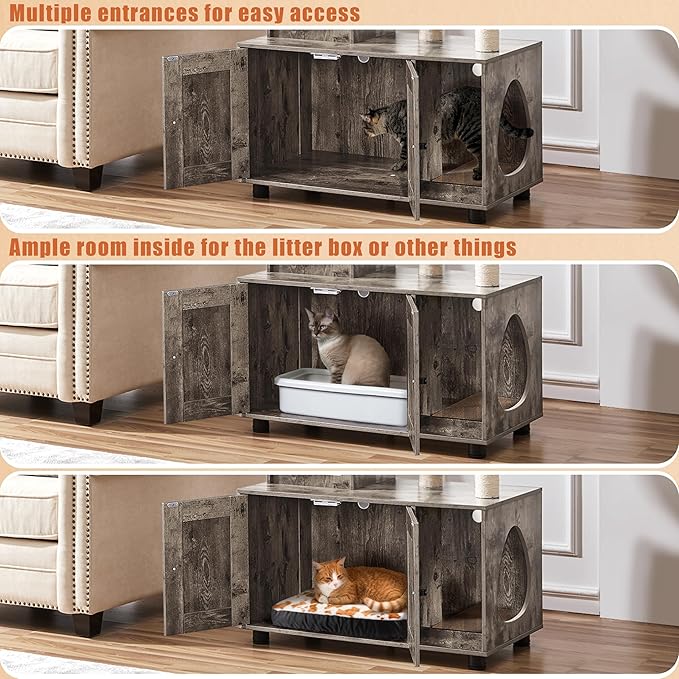 Yaheetech Litter Box Enclosure - Image 5