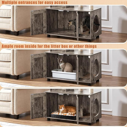 Yaheetech Litter Box Enclosure - Image 5