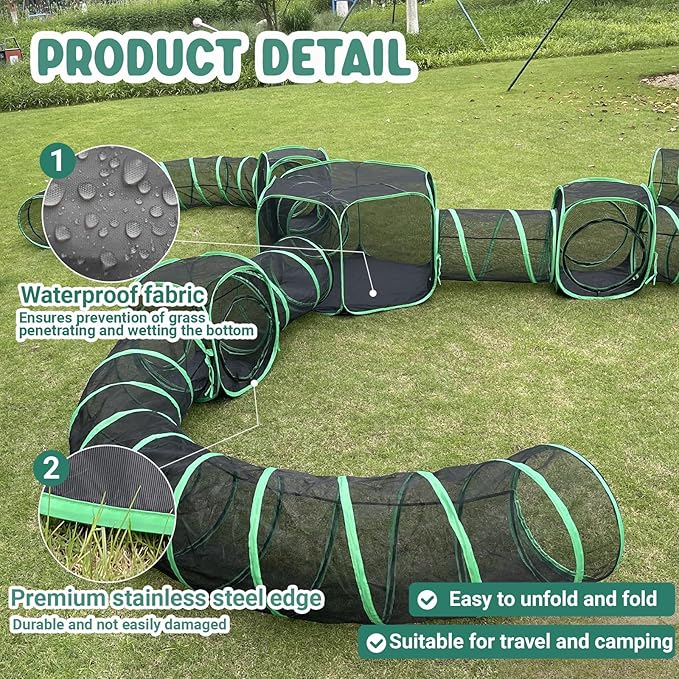 Outdoor Cat Enclosures, 10 in 1 Cat Tent - Image 4