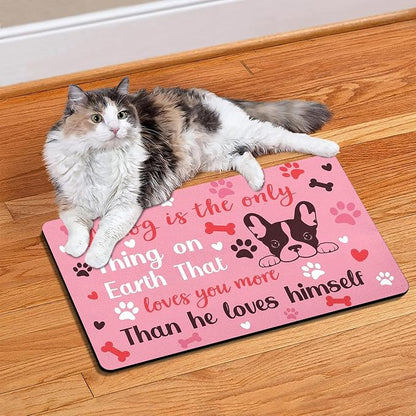 Pet Feeding Mat for Floors Waterproof Dog Mat for Food and Water Absorbent - Image 7