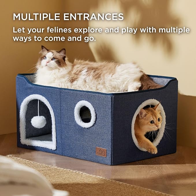 Bedsure Large Cat Beds for Indoor Cats - Image 2