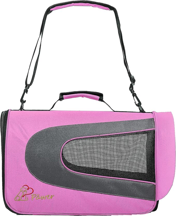 Pawer 18” x 11”x 11” Soft-Sided Foldable Airline Approved Pet Carrier by P%C3%84WER