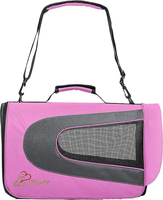 Pawer 18” x 11”x 11” Soft-Sided Foldable Airline Approved Pet Carrier by P%C3%84WER