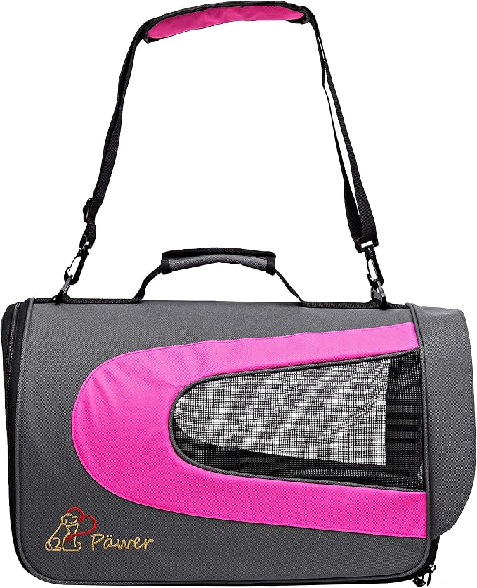 Pawer 18” x 11”x 11” Soft-Sided Foldable Airline Approved Pet Carrier by P%C3%84WER