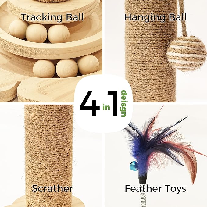 Cat Scratching Post, Cat Scratcher Toy - Image 2