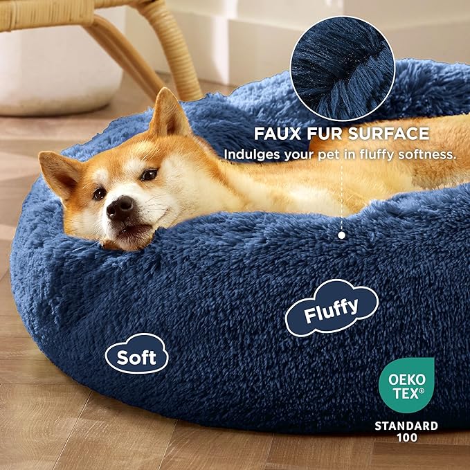 Bedsure Calming Dog Bed for Medium Dogs - Image 2