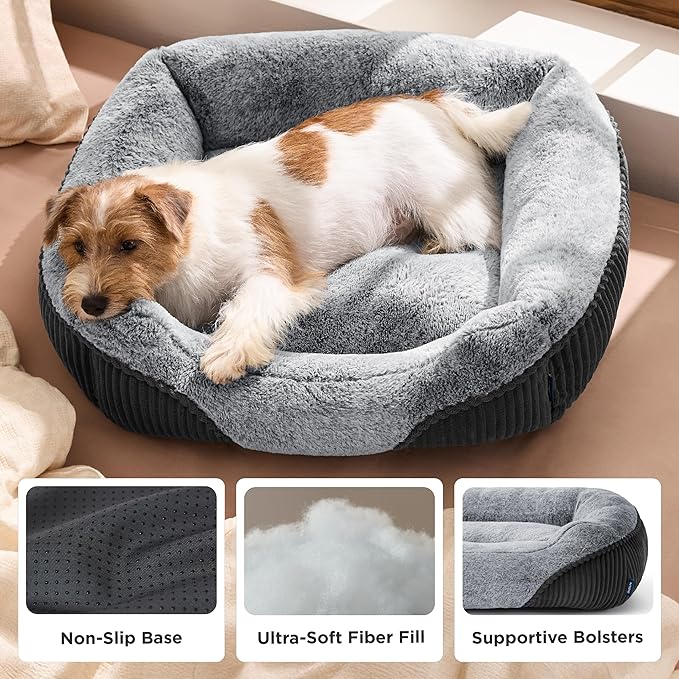 Bedsure Washable Dog Bed Small Medium Size Dog - Image 3