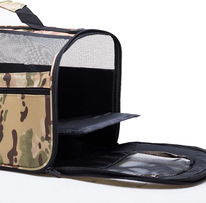 Pawer 18” x 10” x 10”Soft-Sided Foldable Airline Approved Pet Carrier - Image 7