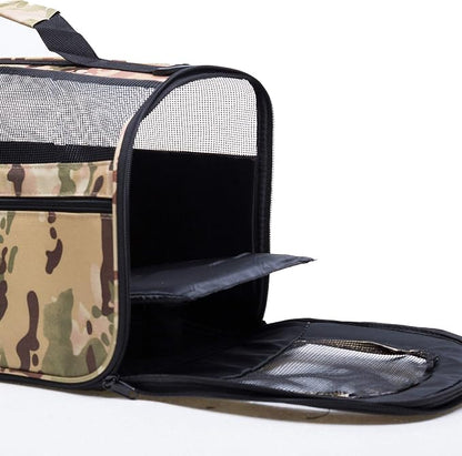 Pawer 18” x 10” x 10”Soft-Sided Foldable Airline Approved Pet Carrier - Image 7