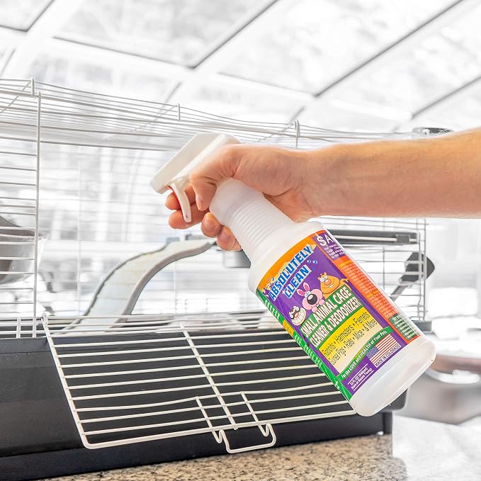 Amazing Small Animal Cage Cleaner, Just Spray/Wipe, Easily Removes Messes & - Image 4