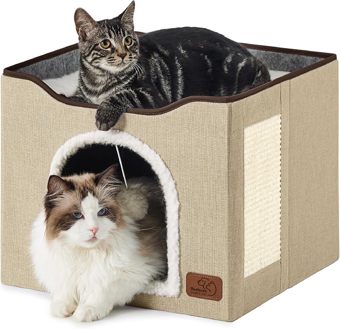 Bedsure Cat Beds for Indoor Cats by BEDSURE