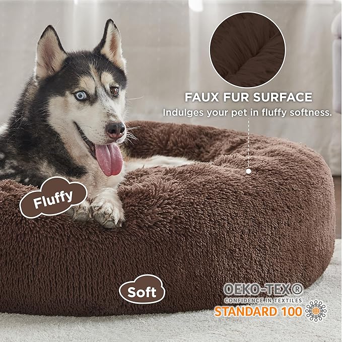 Bedsure Calming Dog Bed for Large Dogs - Image 2