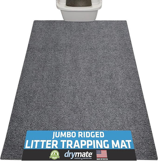 Drymate Cat Litter Box Mat, Litter Trapping Mat, Waterproof, Urine-Proof by Drymate