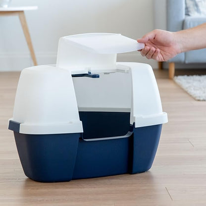 IRIS USA Corner Cat Litter Box Enclosure - Image 8
