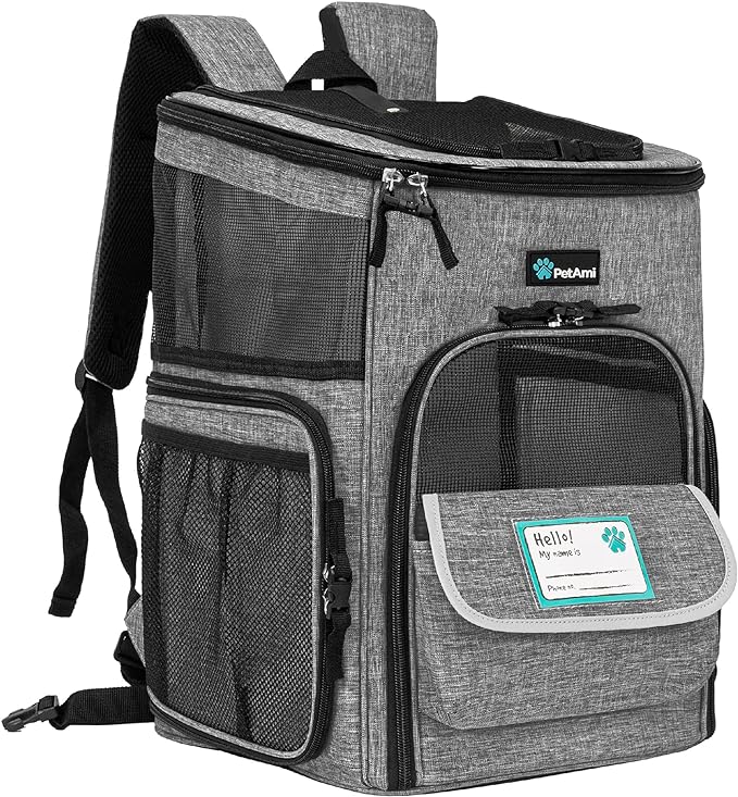 PetAmi Dog Backpack Carrier, Airline Approved Cat Backpacks by PetAmi